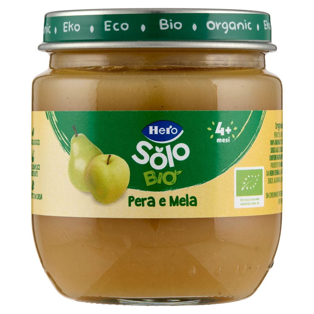 Hero Solo Bio Pera e Mela 120 g