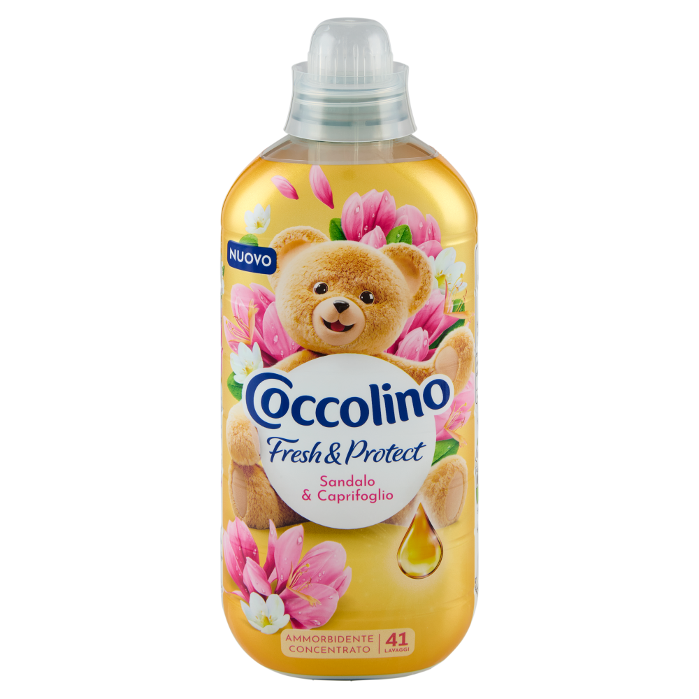 Coccolino Ammorbidente Concentrato Fresh & Protect Sandalo & Caprifoglio 41 Lavaggi 952 ml