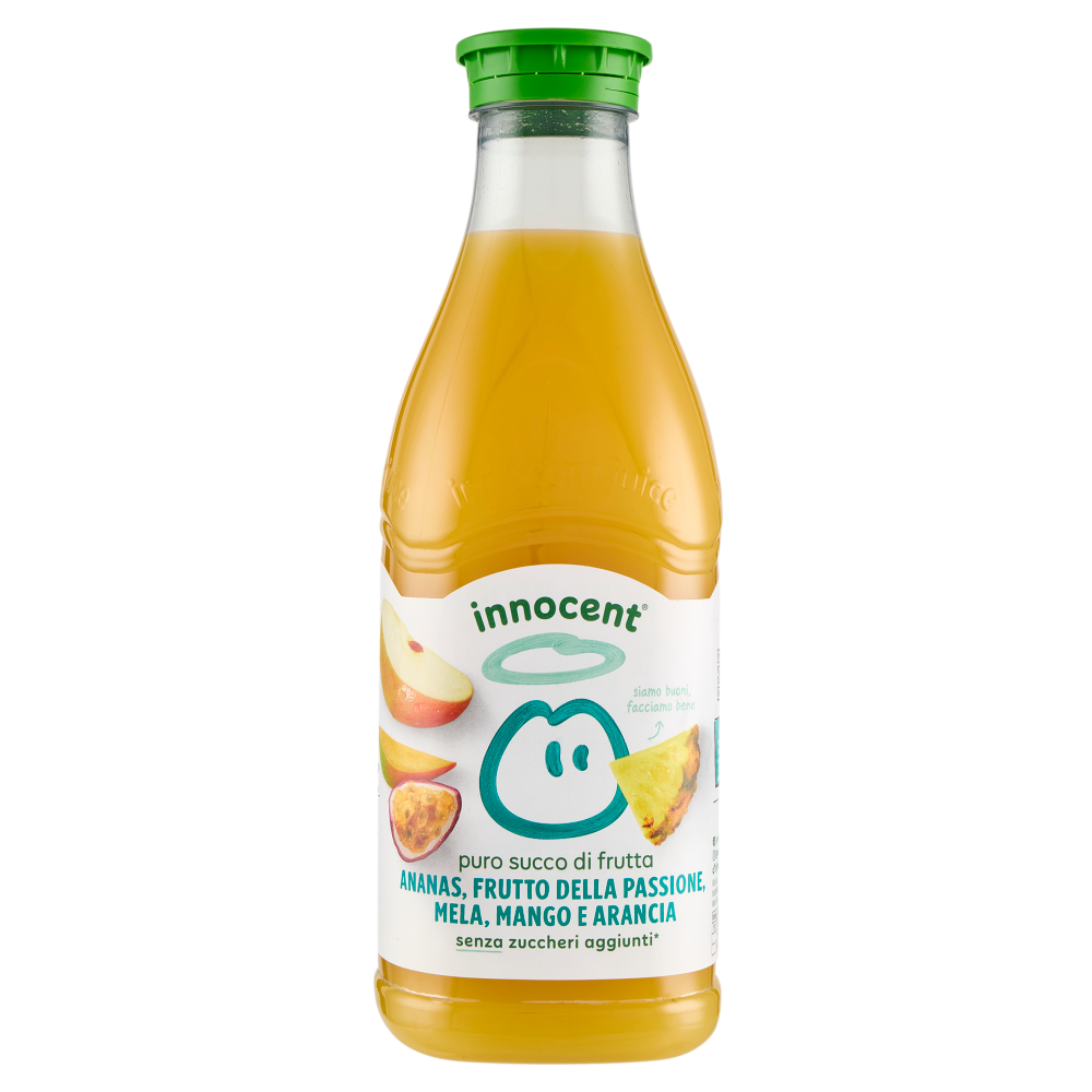 innocent puro succo di frutta Ananas, Frutto della Passione, Mela, Mango e Arancia 900 ml