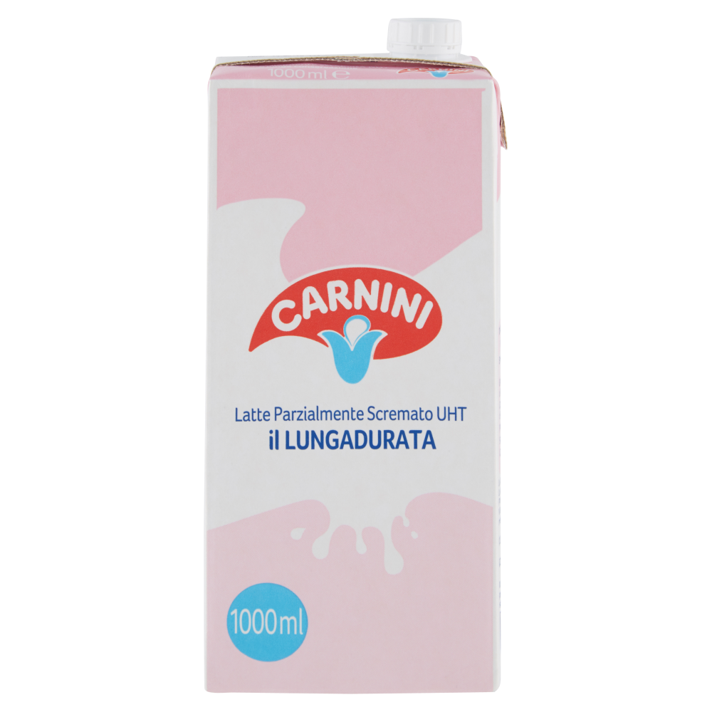 Carnini Latte Parzialmente Scremato UHT il Lungadurata 1000 ml