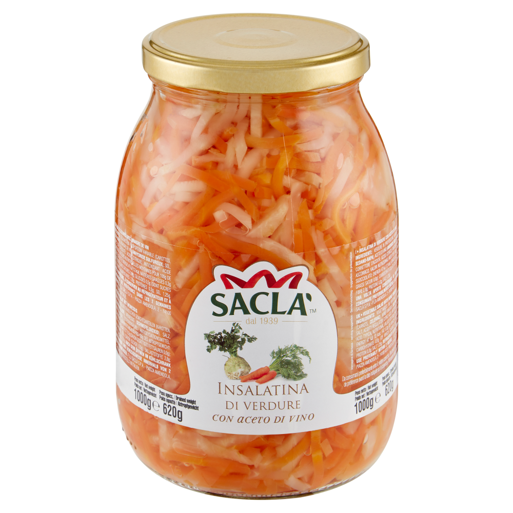 Sacl&agrave; Insalatina di Verdure con aceto di vino 1000 g