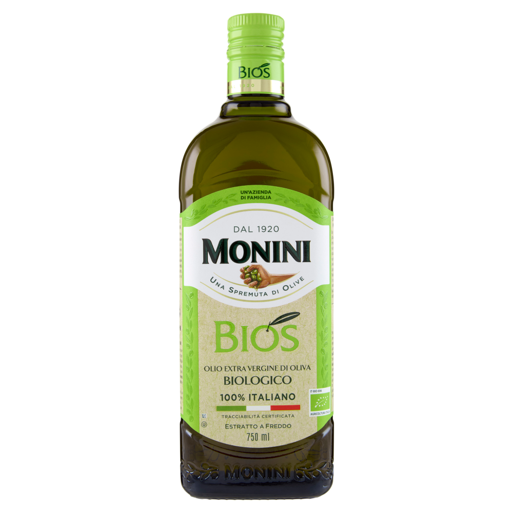 Monini Bios Olio Extra Vergine di Oliva Biologico 750 ml