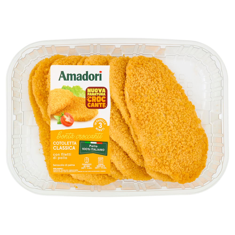 Amadori Cotoletta Classica con filetti di pollo 0,770 kg