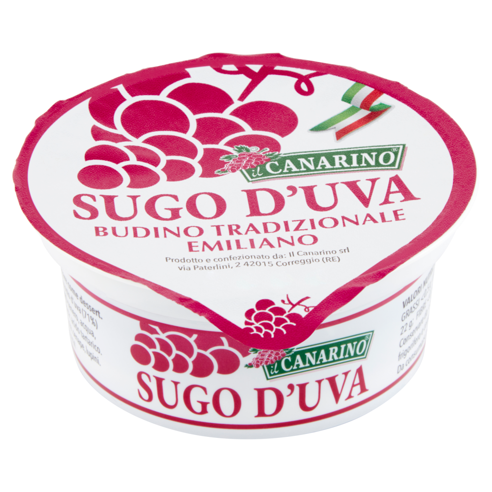 il Canarino Sugo d'Uva Budino Tradizionale Emiliano 150 g