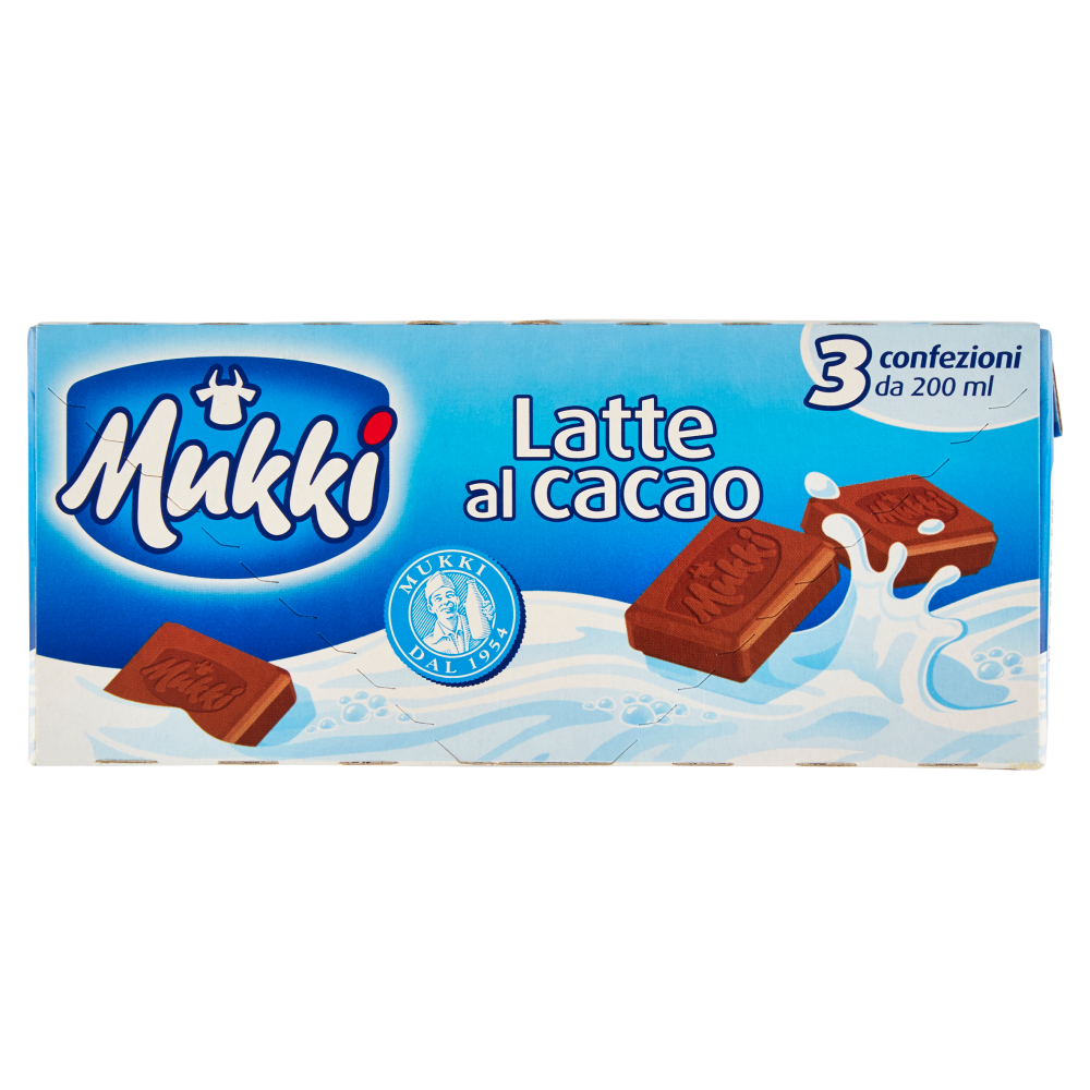 Mukki Latte al cacao 3 x 200 ml