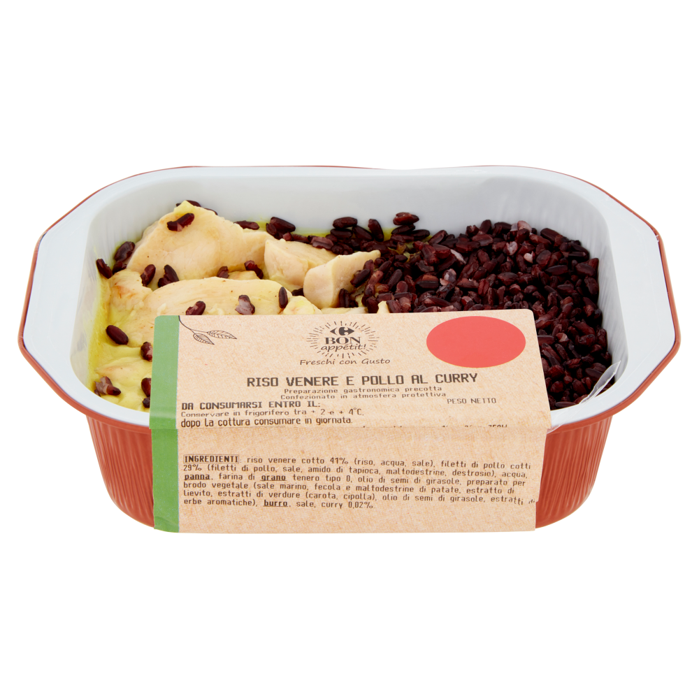 Carrefour Bon appétit! Riso Venere e Pollo al Curry 260 g