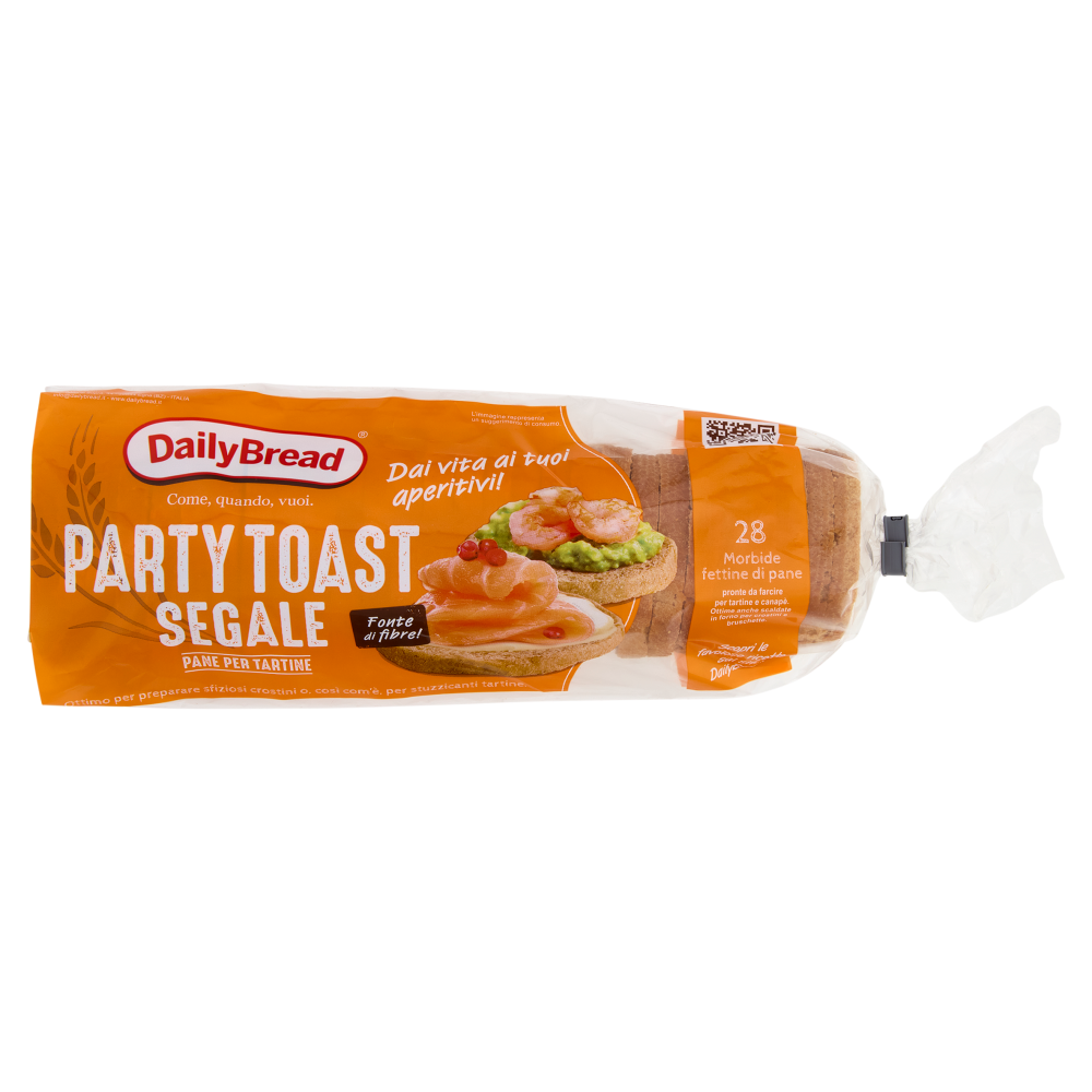 DailyBread Party Toast Segale Pane per Tartine 250 g