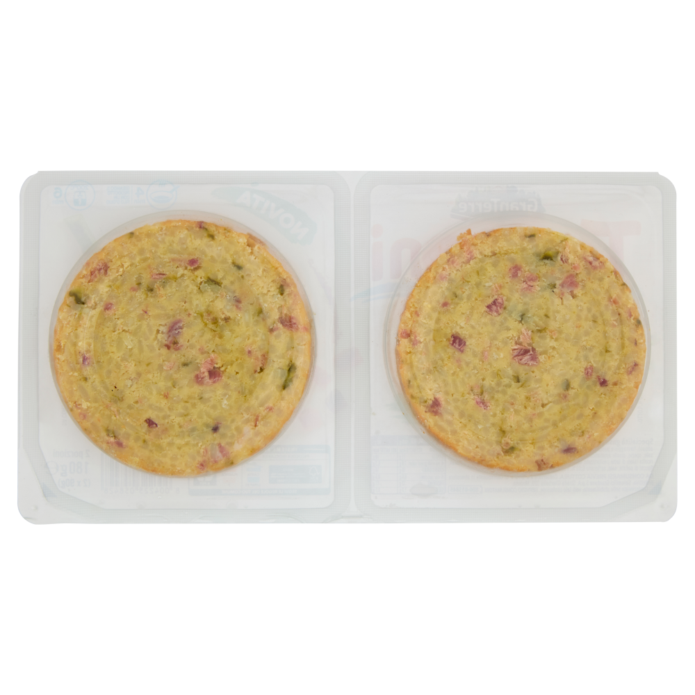 Teneroni Riso al Salto con Speck, Asparagi e Zafferano 2 x 90 g