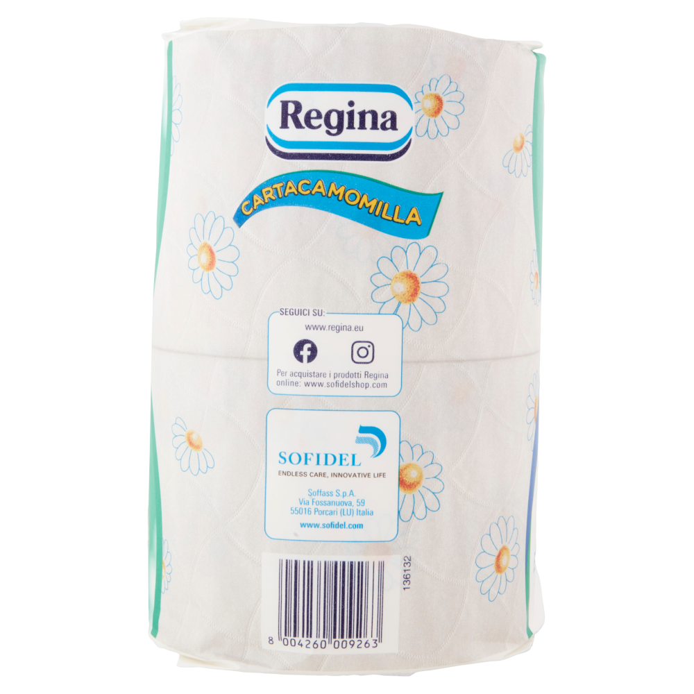 Regina Cartacamomilla carta igienica 4 rotoli