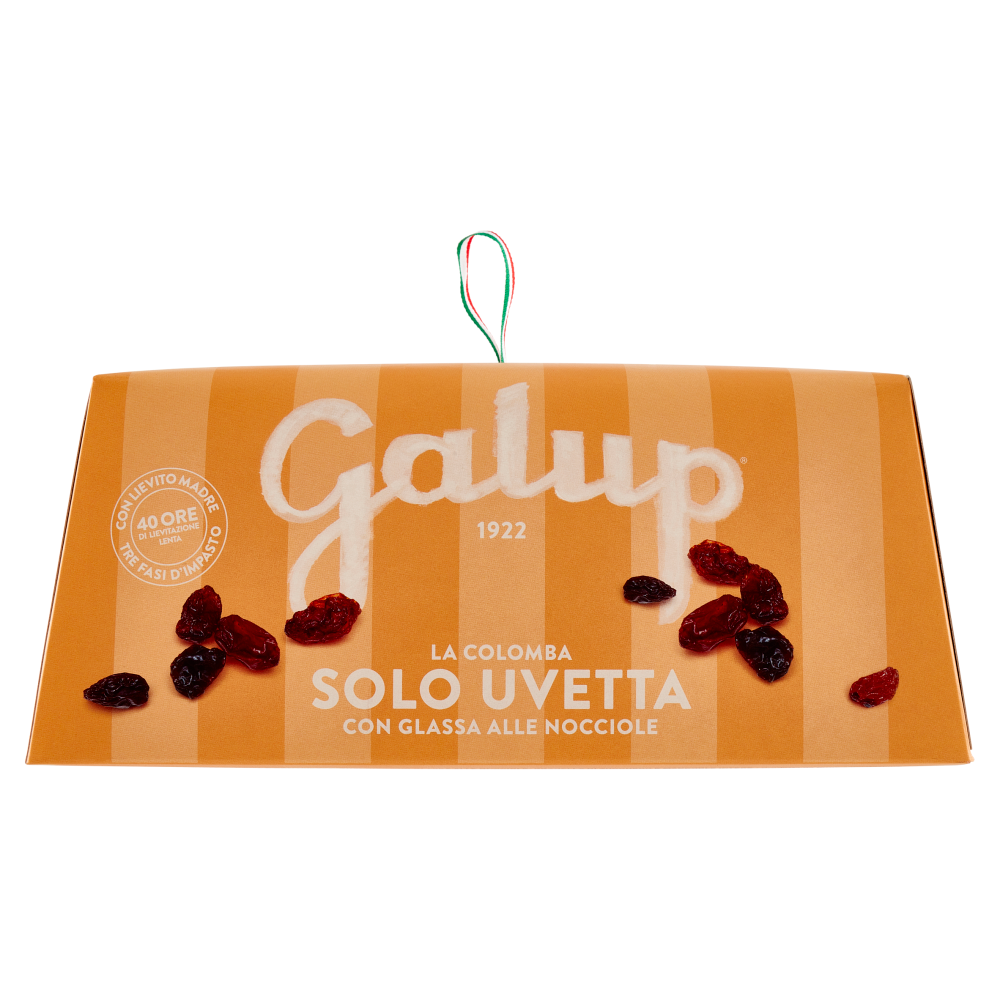 Galup la Colomba Solo Uvetta con Glassa alle Nocciole 750 g
