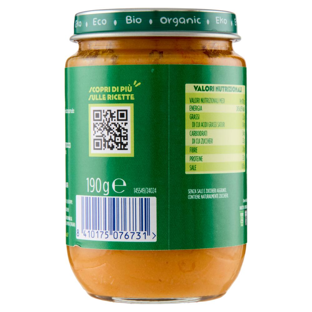 Hero Solo Bio Zucca, Lenticchie e Tacchino 190 g