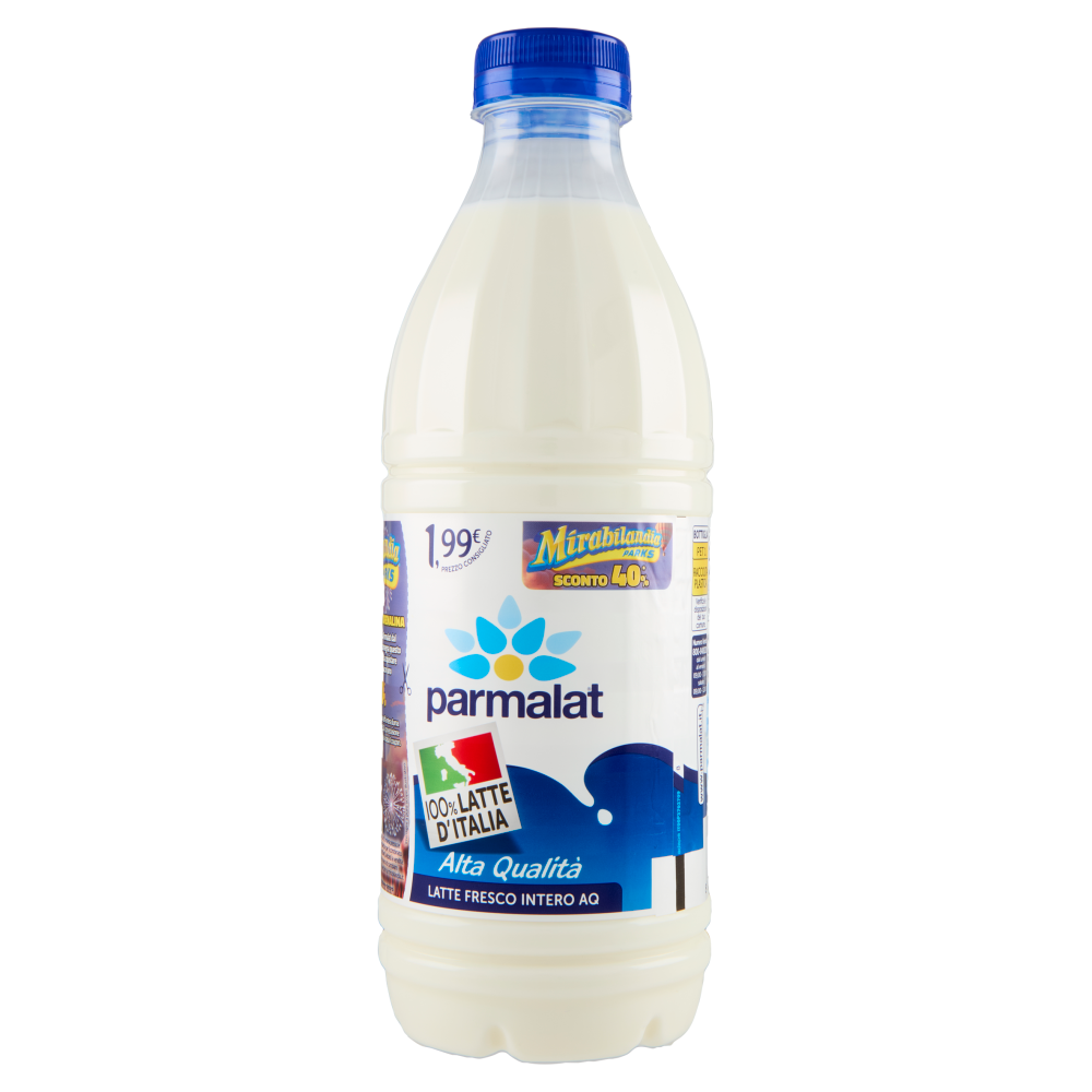 parmalat Alta Qualità Latte Fresco Intero AQ 100% Latte d'Italia 1000 ml