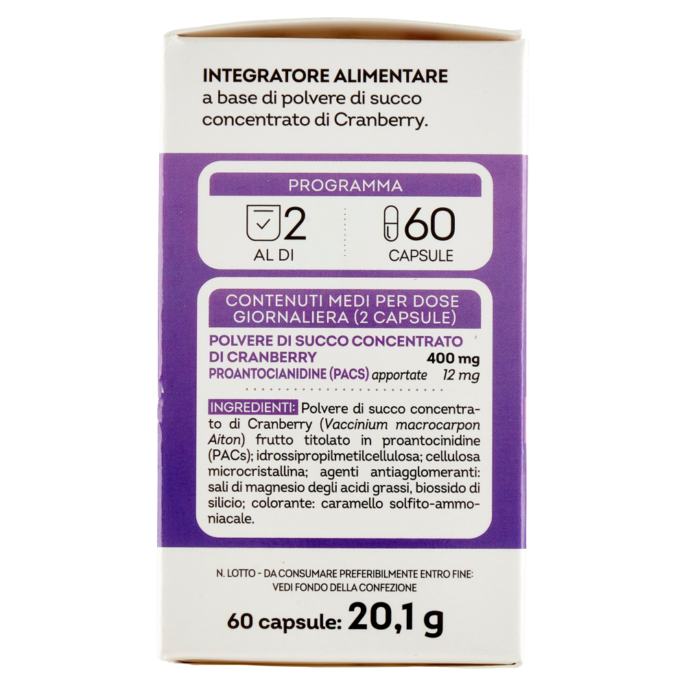 Laboratoires Vitarmonyl Cranberry Benessere delle vie urinarie 60 capsule 20,1 g