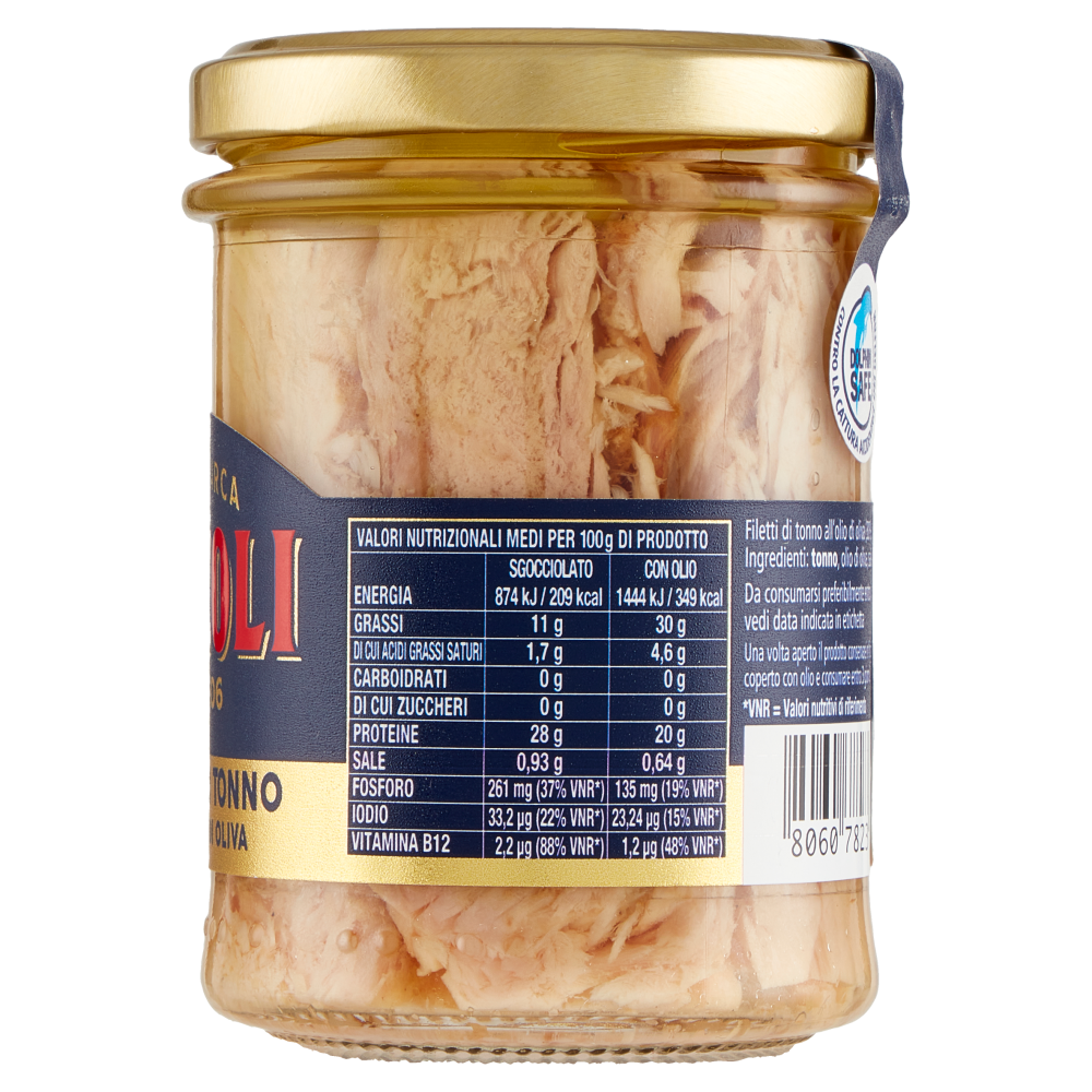 Rizzoli Filetti di Tonno all'Olio di Oliva 200 g