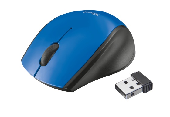 Trust Oni mouse Viaggio Ambidestro RF Wireless Ottico 1200 DPI