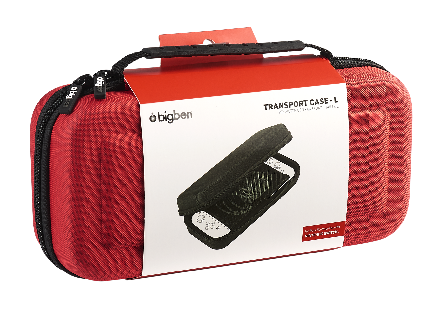 Bigben Interactive SWITCHPOUCHLRED custodia per console portatile Cover Nintendo Rosso
