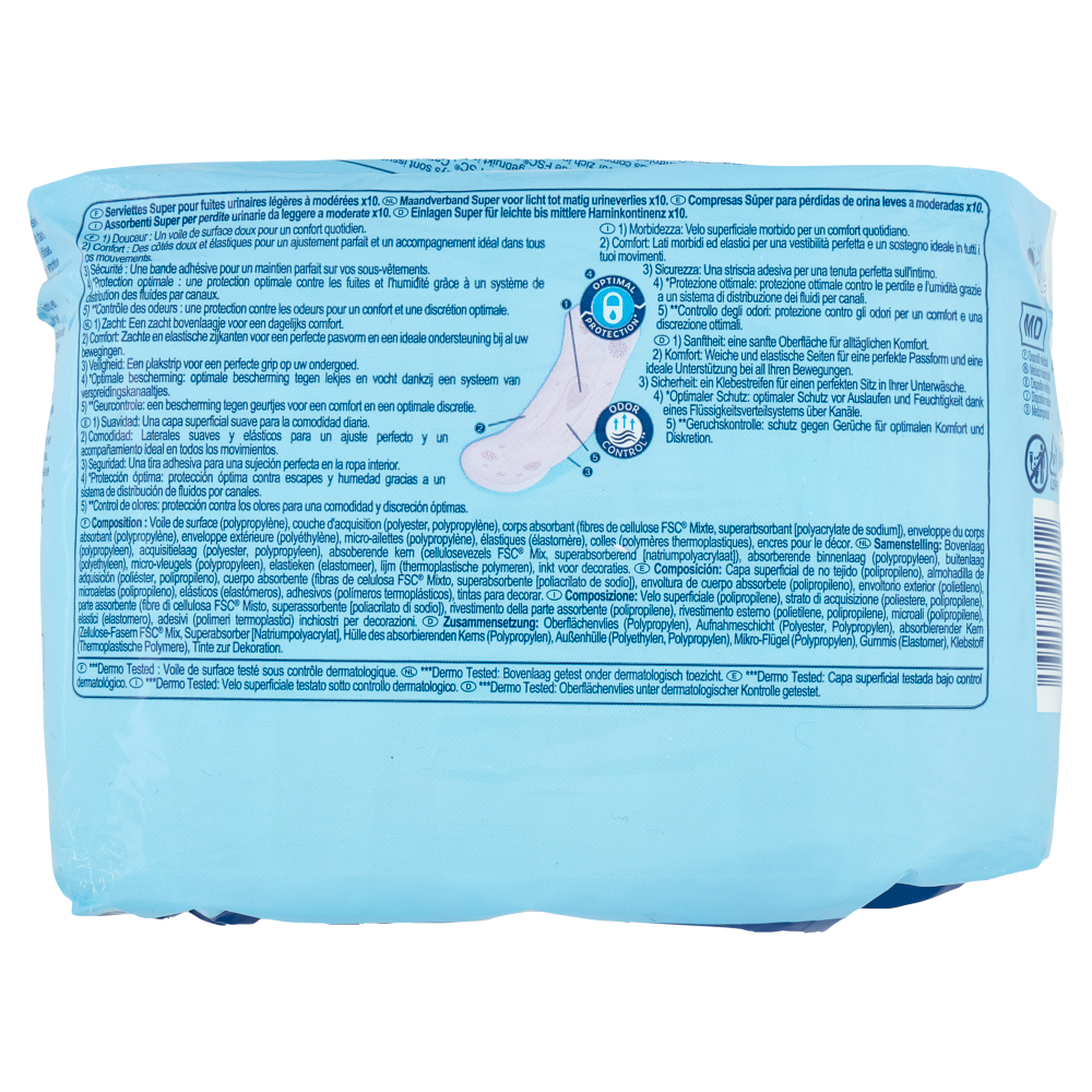 Carrefour Soft Absodys Discreet Assorbenti per Perdite Urinarie Super 10 pz