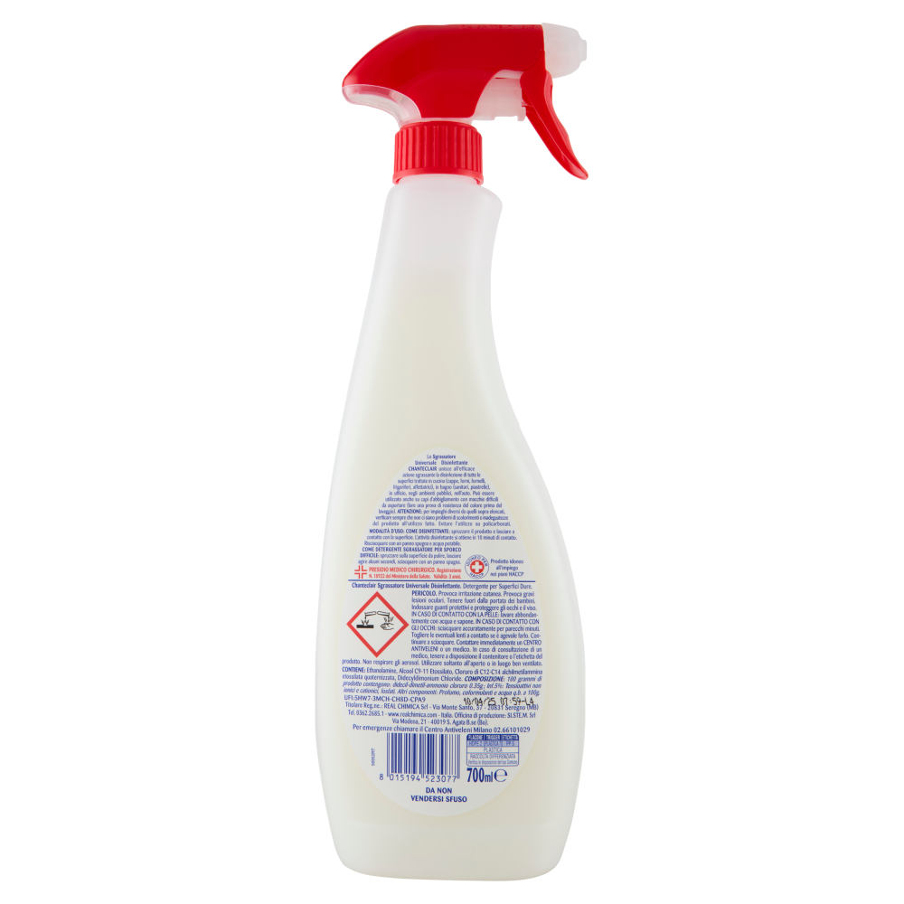 Chanteclair Sgrassatore Universale Disinfettante 700 ml
