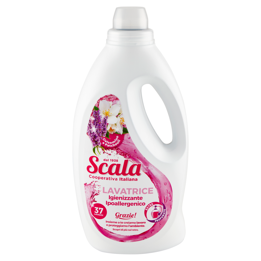 Scala Lavatrice Igienizzante Ipoallergenico Gelsomino e Patchouli 1500 ml