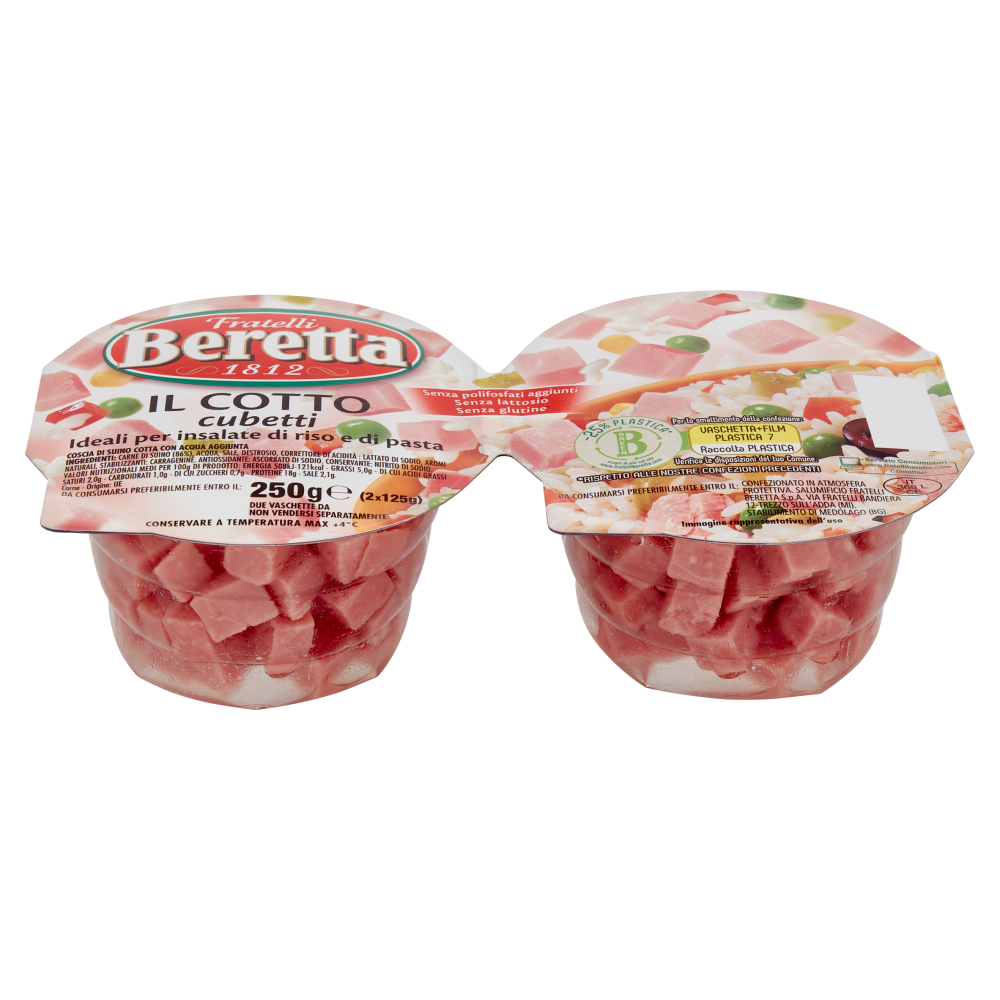 Fratelli Beretta il Cotto cubetti 2 x 125 g