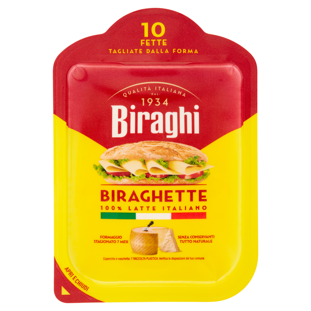 Biraghi Biraghette 10 Fette 120 g