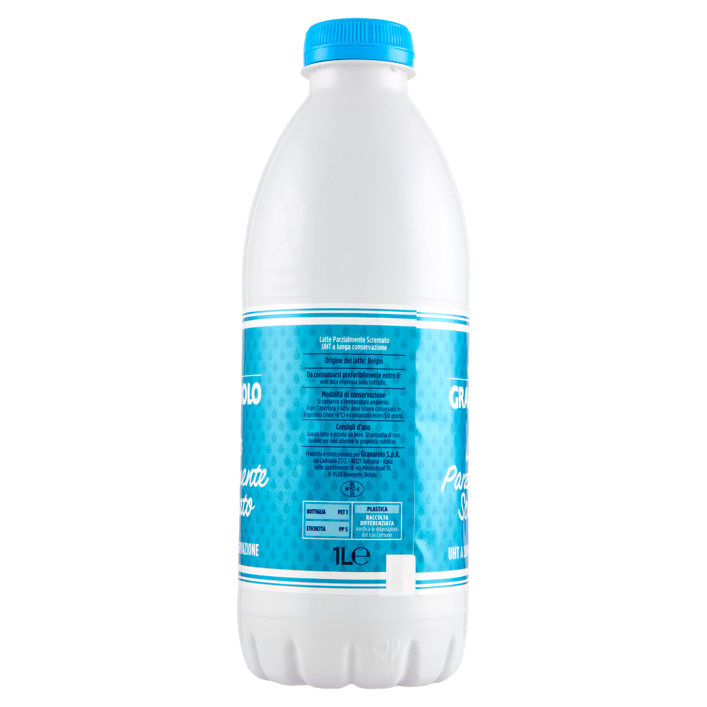 Granarolo Latte Parzialmente Scremato UHT a Lunga Conservazione 1 L