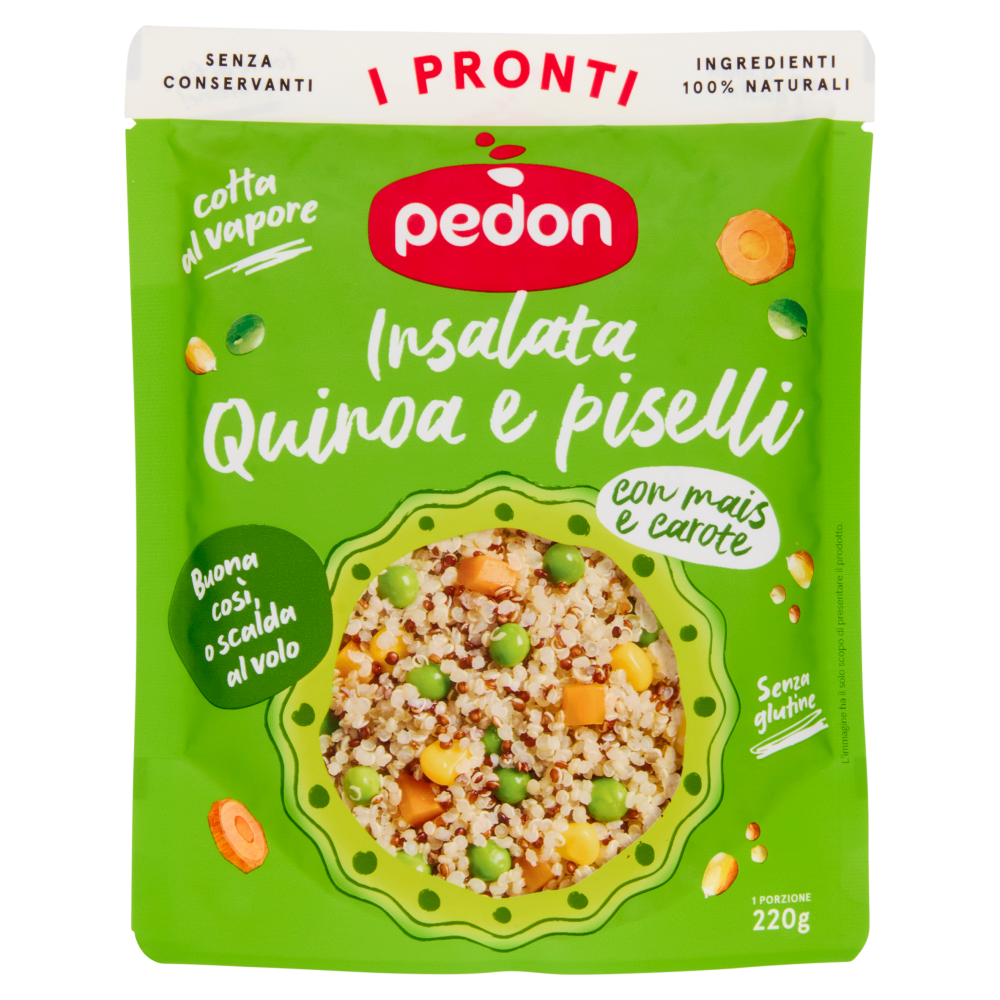 pedon I Pronti Insalata Quinoa e piselli 220 g