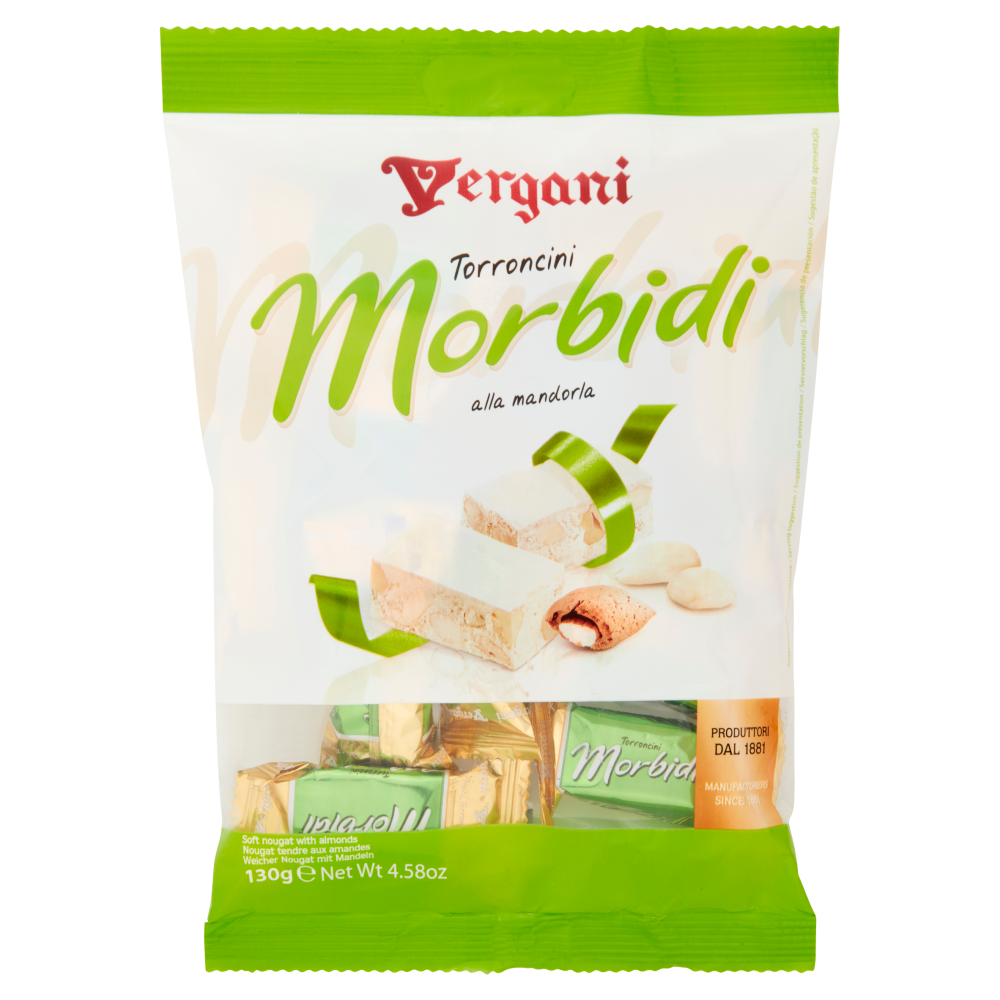 Vergani Torroncini Morbidi alla mandorla 130 g