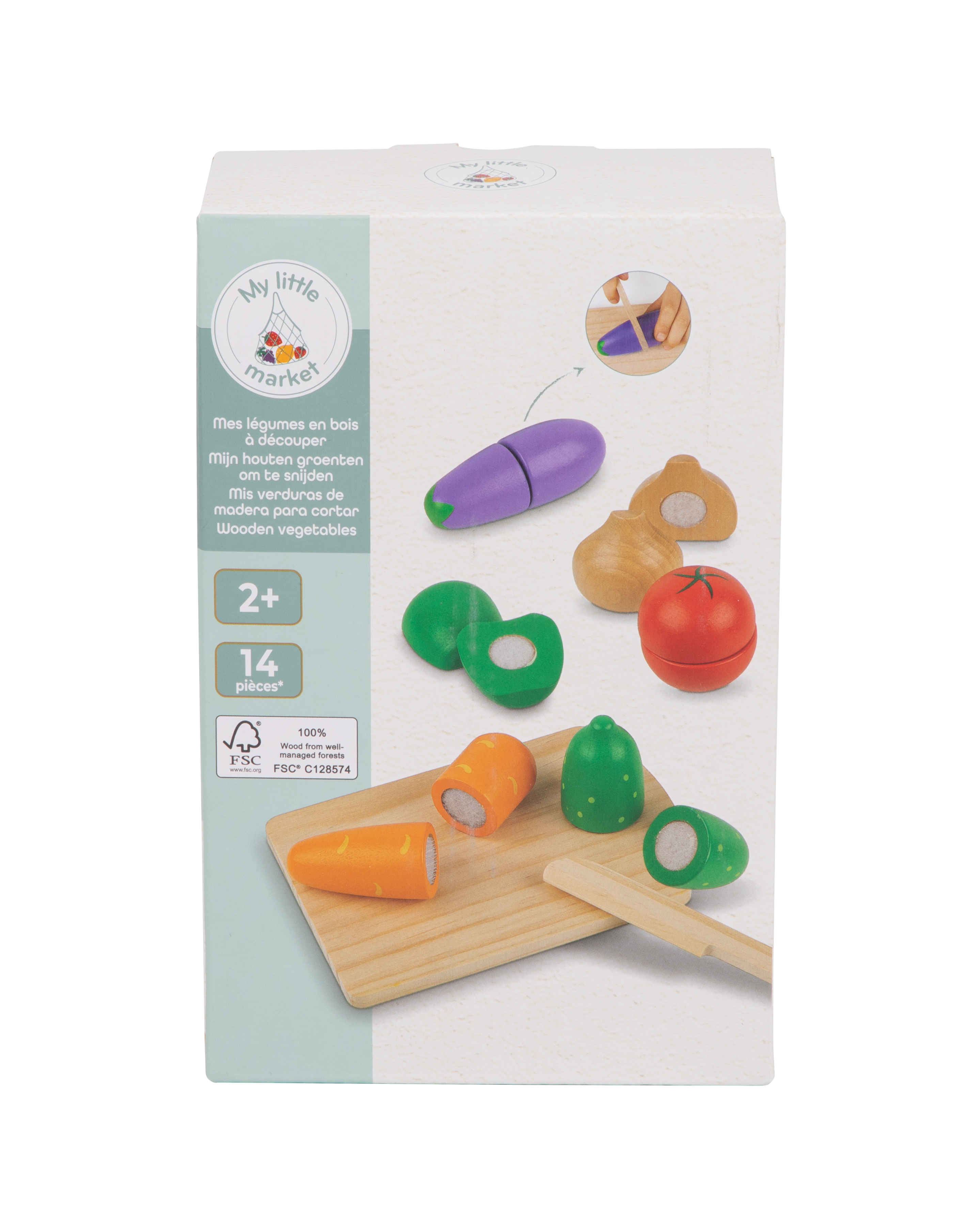 Carrefour My Little Market Set Taglia Cibo 2 Asst FSC 100%