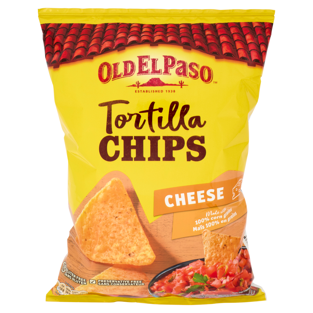 Old El Paso Tortilla Chips Cheese 185 g