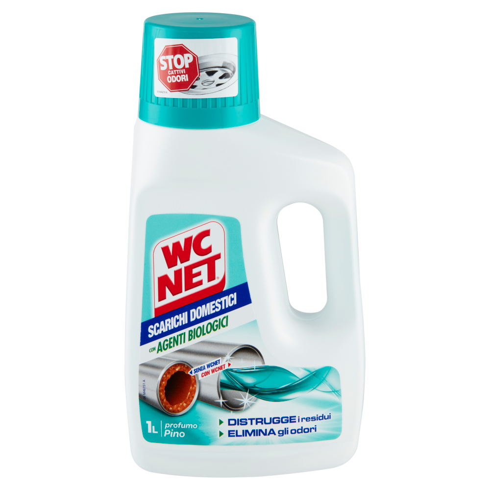Wc Net Scarichi Domestici con Agenti Biologici profumo Pino 1 L