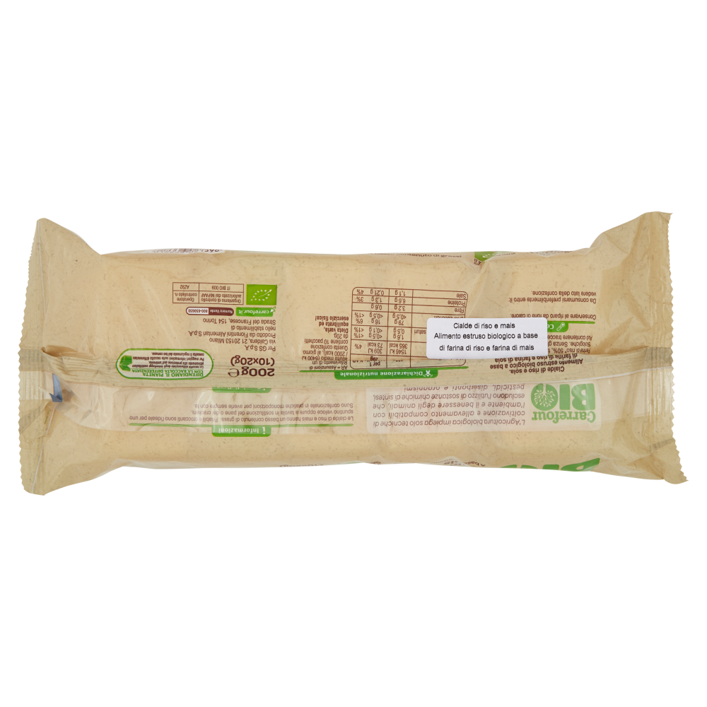 Carrefour Bio Cialde di Riso e Mais 10 x 20 g
