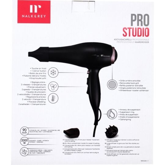 Nalk&Rey Asciugacapelli NRHD40AC
