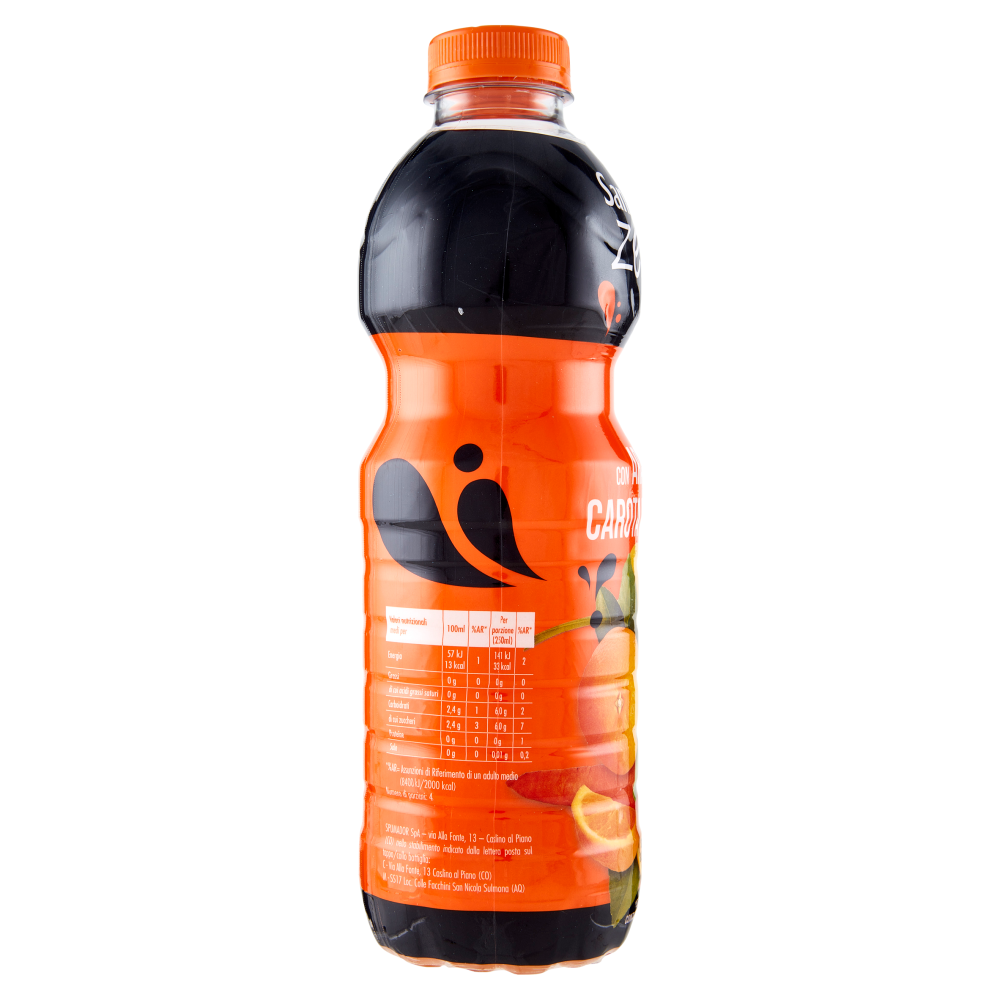 SanAttiva Zero* con Arancia, Carota e Limone 1 L