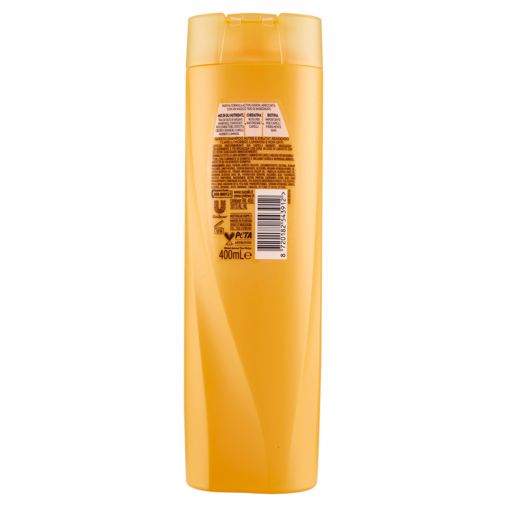 sunsilk Morbidi e Luminosi Shampoo per Capelli Secchi 400 mL