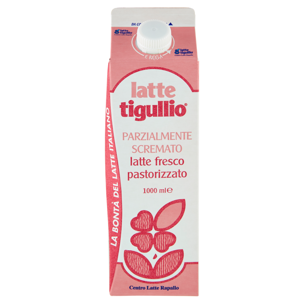 latte tigullio latte fresco pastorizzato Parzialmente Scremato 1000 ml