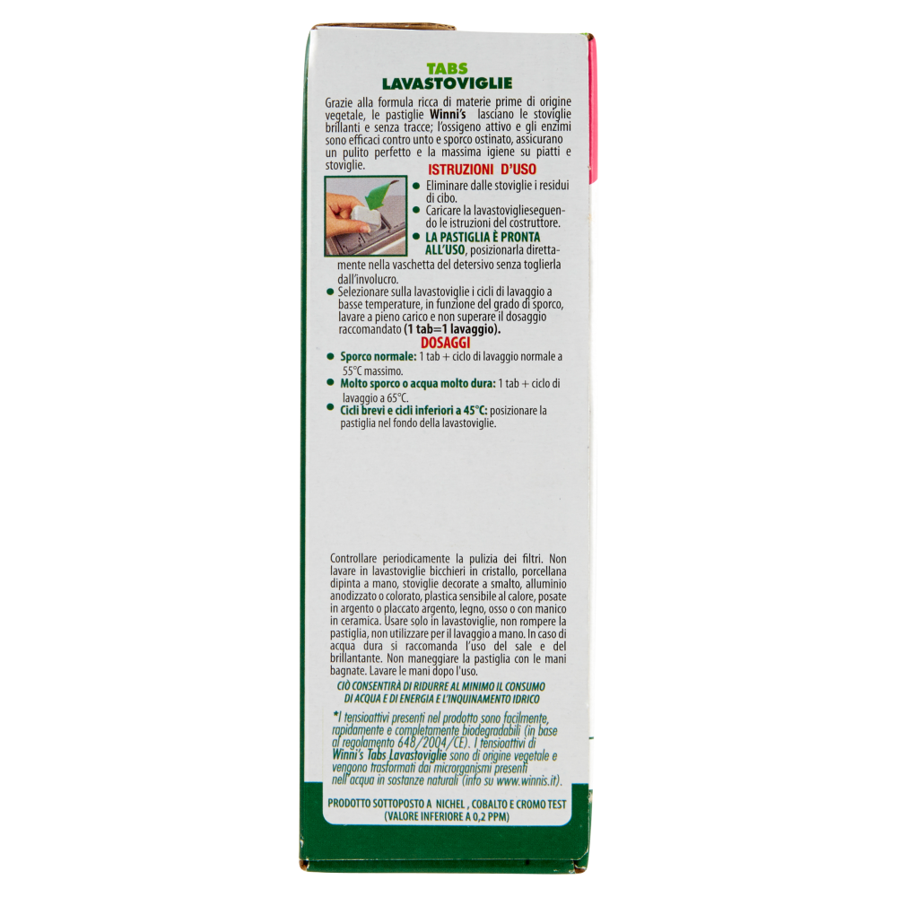 Winni's Tabs Lavastoviglie Lemon 15 x 16 g