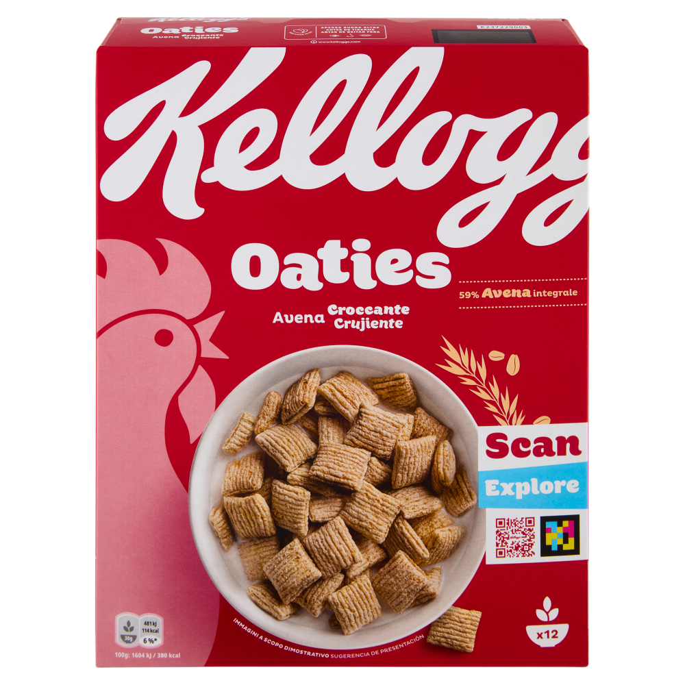 Kellogg's Oaties Avena Croccante 360 g