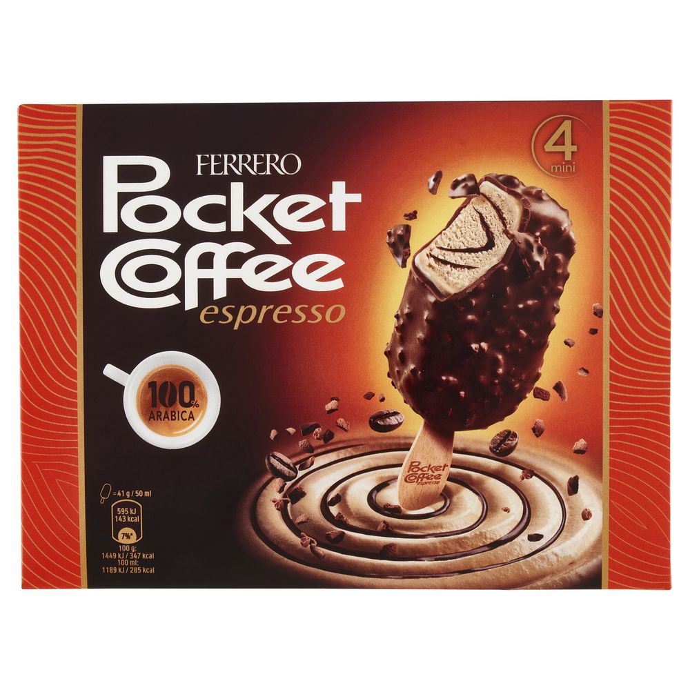 Ferrero Pocket Coffee espresso 4 x 41 g