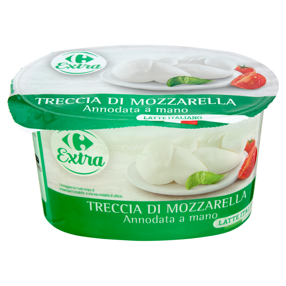 Carrefour Extra Treccia di Mozzarella Annodata a mano 200 g