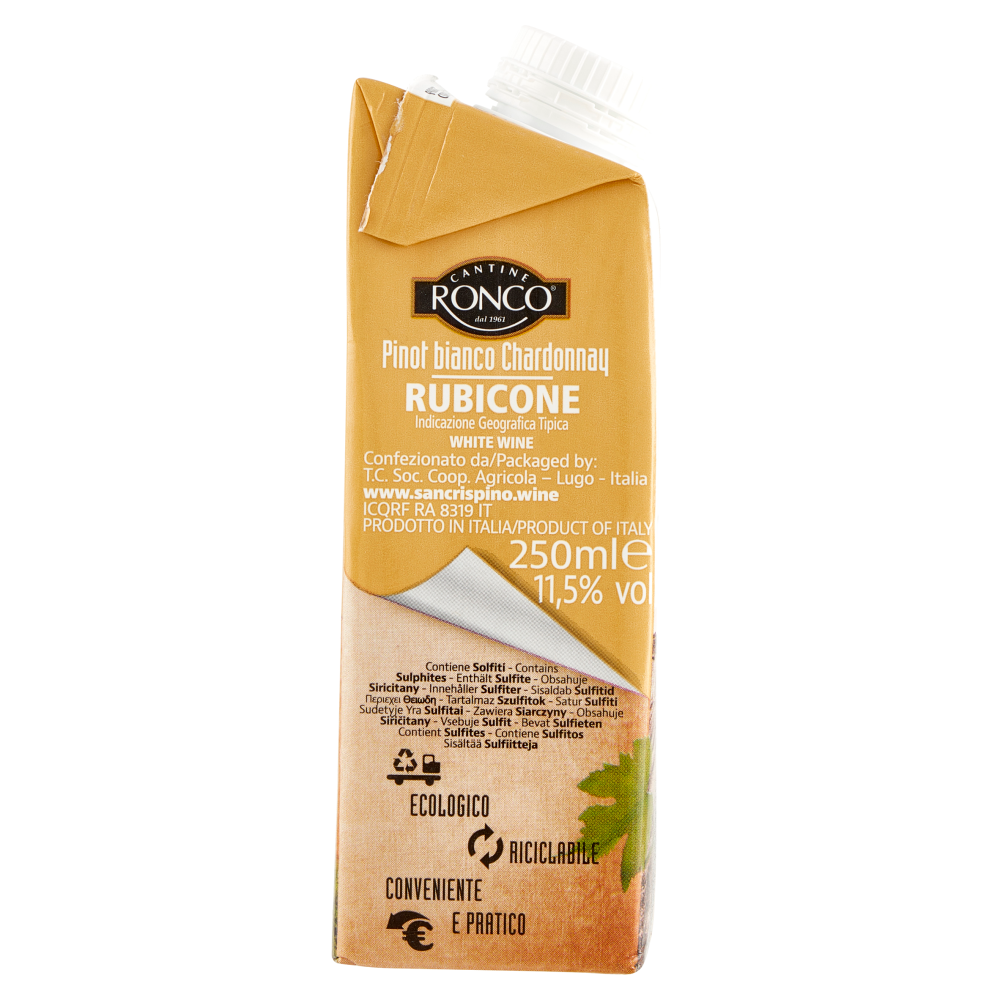 San Crispino Carattere Antico Pinot bianco Chardonnay Rubicone I.G.T. 250 ml