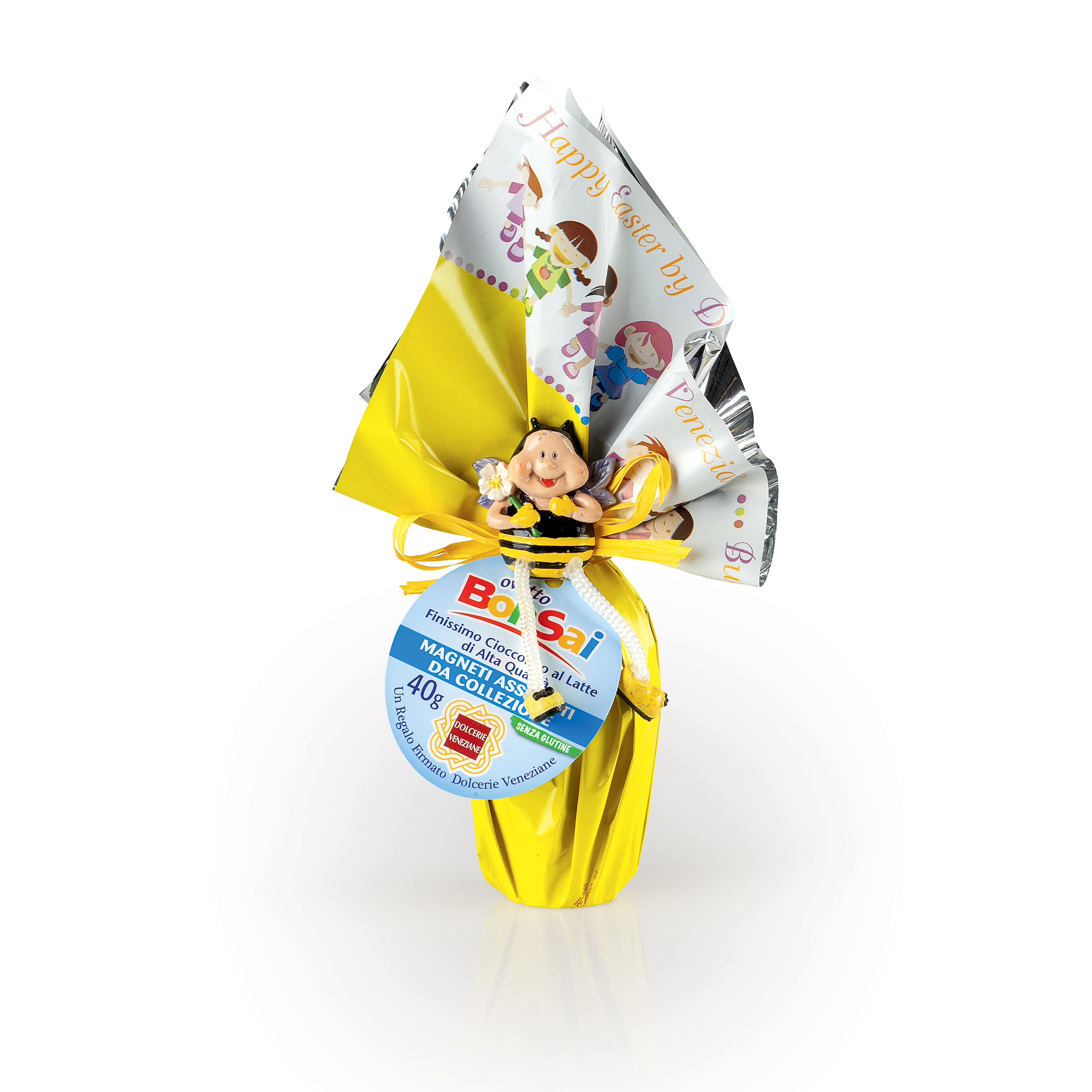 Ovetto Bonsai di finissimo cioccolato al latte c/gadget 40g