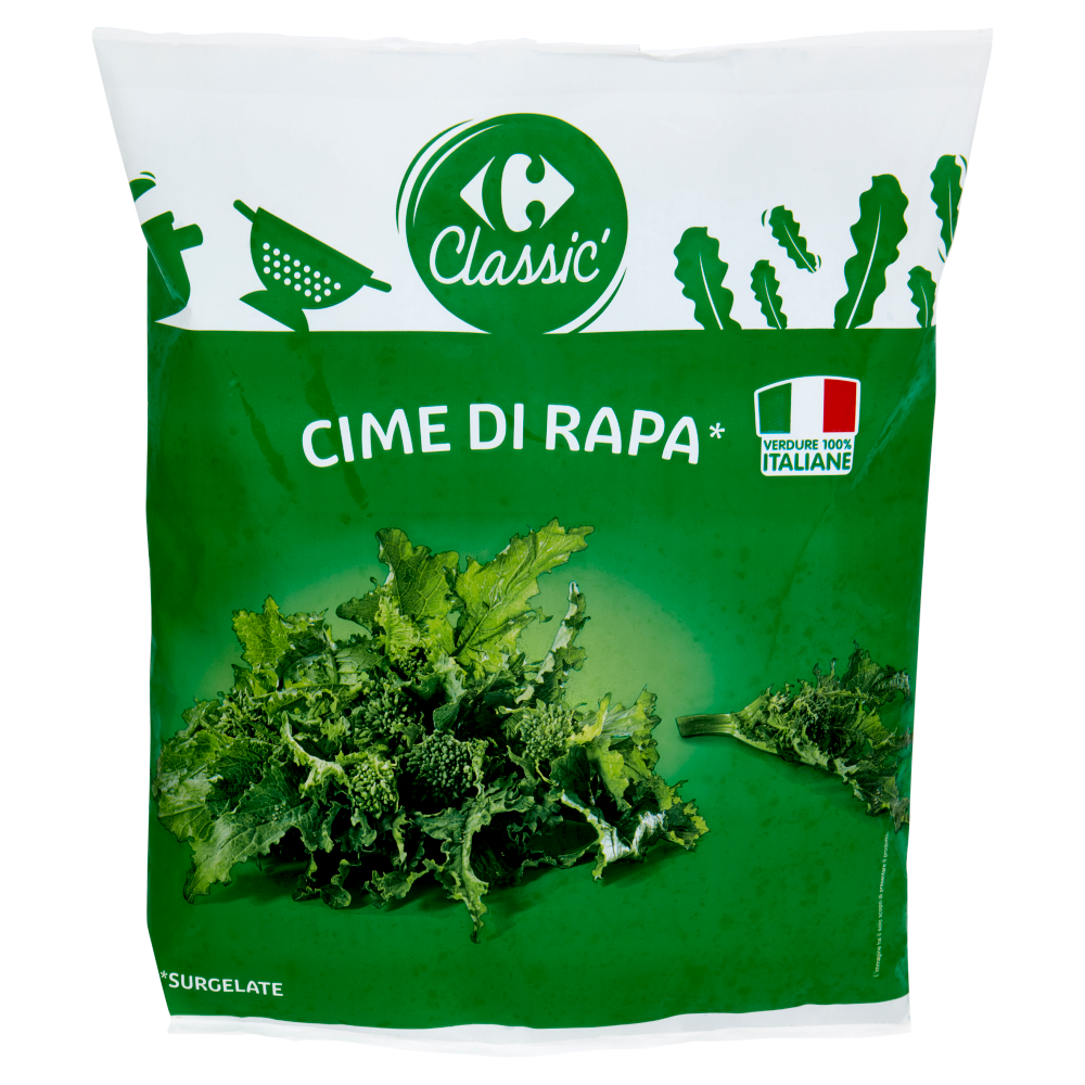 Carrefour Classic Cime di Rapa Surgelate 600 g