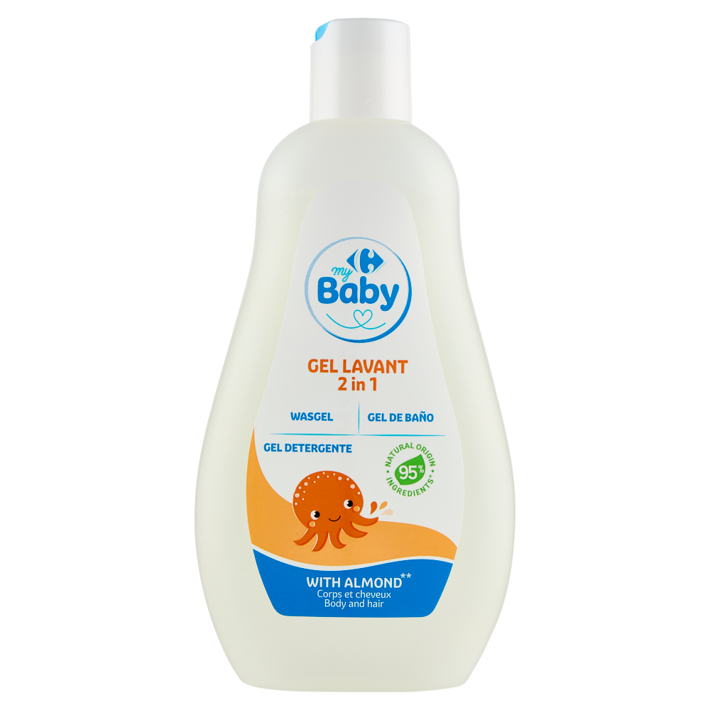 Carrefour my Babygel Gel Detergente 2 in 1 Corpo & Capelli 250 ml