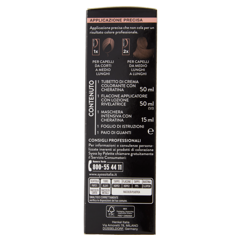 Syoss By Palette Colorazione Permanente 7_6 Biondo Beige