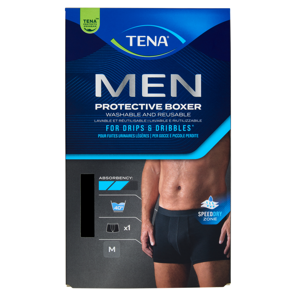 Tena Men Protective Boxer M Nero 1 pz