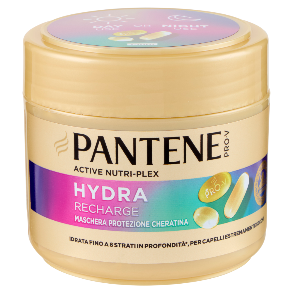 Pantene Pro-V Hydra Recharge Maschera Protezione Cheratina Active Nutri-Plex 300 ml