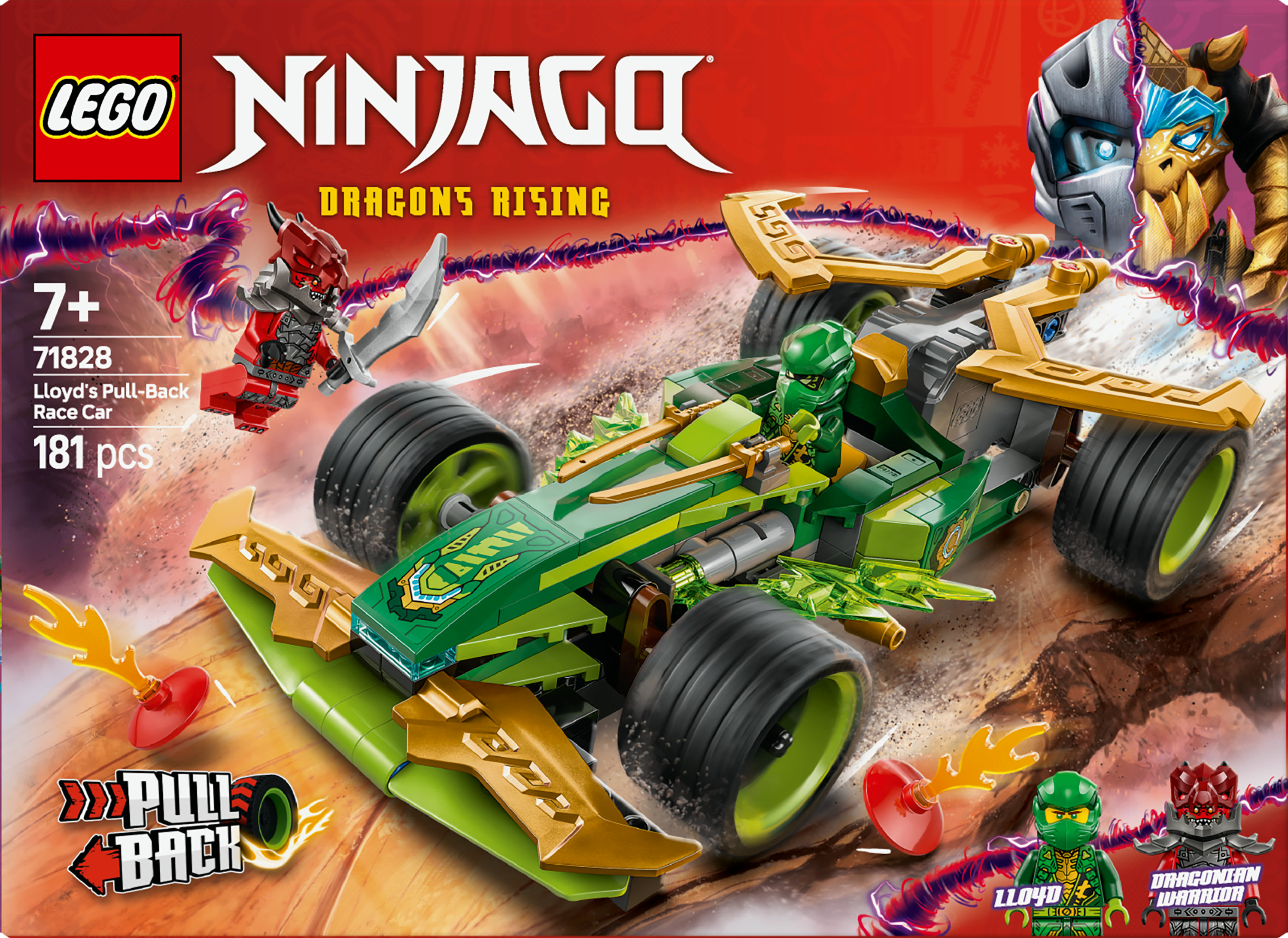 LEGO NINJAGO Racer pull-back di Lloyd