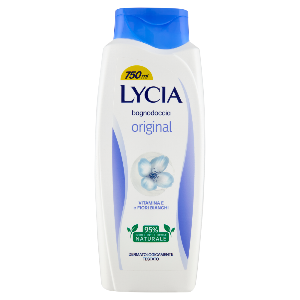 Lycia bagnodoccia original Vitamina E e Fiori Bianchi 750 ml