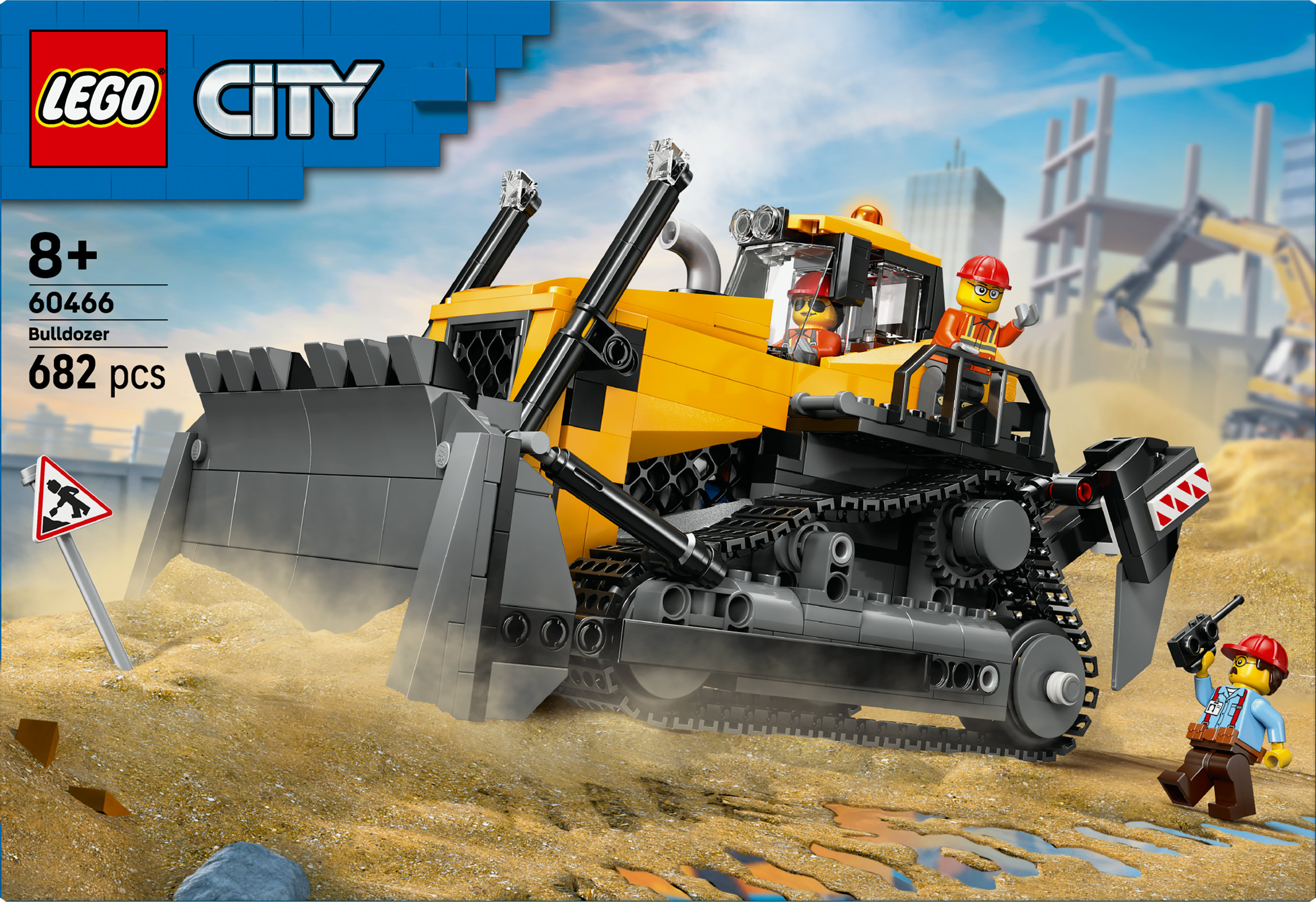 LEGO City Bulldozer giallo